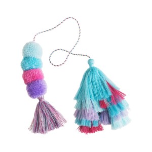 Bogg Bag Bauble - Cotton Candy Double Tassel | GZE-651439