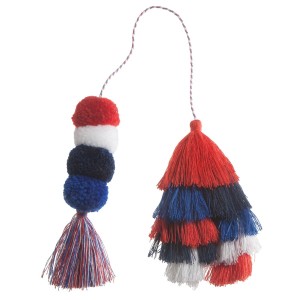 Bogg Bag Bauble - USA Double Tassel | PDZ-236785